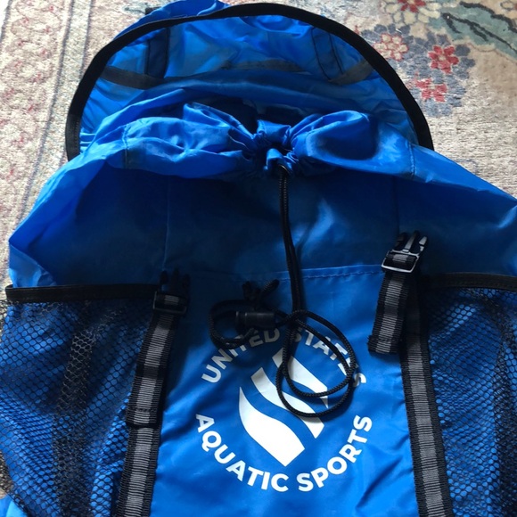 USAS United States Aquatic Sports nylon backpack knapsack book bag - Picture 14 of 16